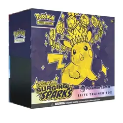 Pokemon Surging Sparks ETB Pokemon Center Exclusive Edition New Factory Sealed - Image 1