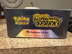 Pokemon Surging Sparks ETB Pokemon Center Exclusive SEALED Elite Trainer Box - Image 5