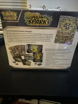 Pokemon TCG Surging Sparks ETB Pokemon Center Exclusive - New Factory Sealed - Image 3