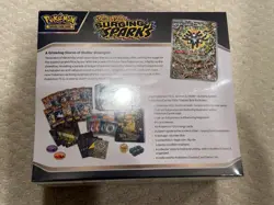 Pokemon TCG Surging Sparks ETB Pokemon Center Exclusive - New Factory Sealed - Image 3