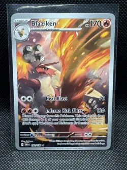Blaziken 192/182 Destined Rivals Illustration Rare 2025 Pokemon TCG Card - Image 1