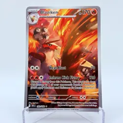 Blaziken 192/182 Destined Rivals Illustration Rare 2025 Pokemon TCG Card NM - Image 1