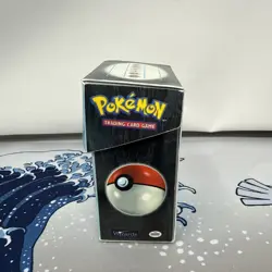 POKEMON TCG VINTAGE DECK BOX CASE WOTC Holds 60 Card ULTRA PRO Good Condition - Image 4