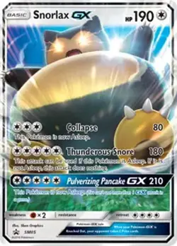 Snorlax GX - SM05 - Pokemon Sun & Moon Promo Ultra Rare Card HP - Image 1