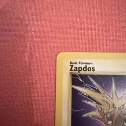 Zapdos 30/62 Fossil Unlimited Non Holo Rare 1999 Vintage Pokemon Card - Image 3