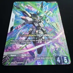 Gundam Card Game Freedom Gundam GD03-070 LR+ - Alt Art - Steel Requiem English - Image 2