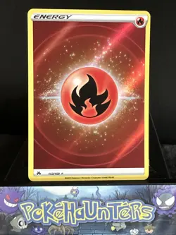 Pokemon Card Fire Energy 153/159 Crown Zenith Ultra Rare NM - Image 1