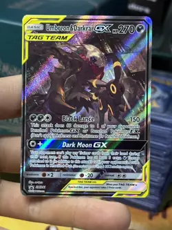 Umbreon & Darkrai GX SM241 Black Star Promo 2020 Tag Team Alt Pokemon Card TCG - Image 3