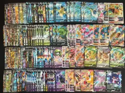 200 Lot Pokemon TCG Chinese Card RR RRR VMAX Gengar Charizard Leafeon #45 FI38 - Image 1