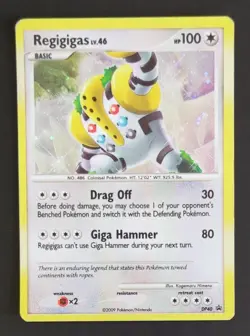 Regigigas DP40 Diamond & Pearl Promo Pokemon Card - Image 1