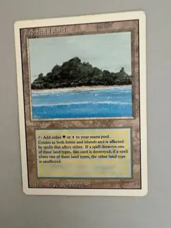 Tropical Island - MTG - Revised Edition LP++ Very Nice Vintage Card - Image 1