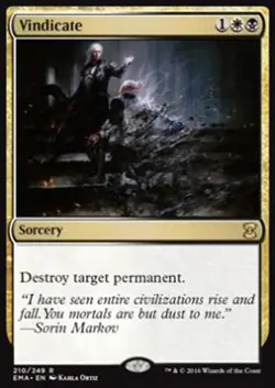 MTG VINDICATE EXC - RIVENDICARE - EMA - MAGIC - Image 1