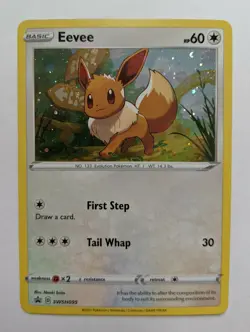 Eevee Holo Black Star Promo (SWSH095) Pokemon Battle Styles NM - Image 1