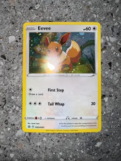 Pokemon TCG Cards Eevee SWSH095 Black Star Promo Holo NM - Image 3