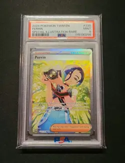 Pokemon TCG Perrin 220 Twilight Masquerade SIR PSA 9 Mint 220/167 Special - Image 3