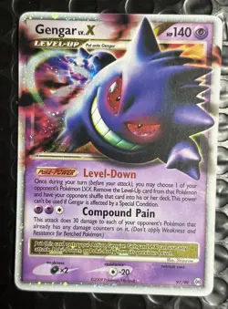 Pokemon TCG • Gengar Lv. X • Platinum Arceus 97/99 • LP/NM- Holo - Image 1