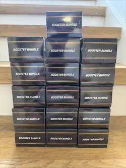 Phantasmal Flames Booster Bundle Pokemon TCG Sealed Box IN HAND - Lot of 16 - Image 2