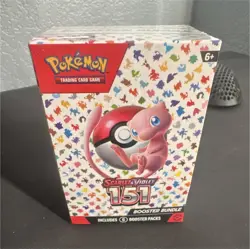 Pokemon Scarlet & Violet 151 Booster Bundle Box 6 Packs English Mew 2023 - Image 1