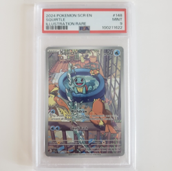 PSA 9 SQUIRTLE STELLAR CROWN 2024 POKEMON EN ILLUSTRATION RARE #148 FREE SHIP - Image 3