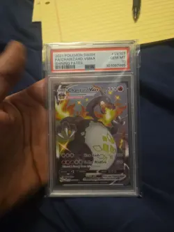 2021 Pokemon SWSH Shining Fates Charizard VM Shiny Vault Foil SV107/SV122 PSA 10 - Image 2