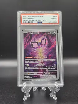 2024 Pokemon SVP Shrouded Fable Pecharunt Pokemon Center ETB 129 PSA 10 Gem Mint - Image 1
