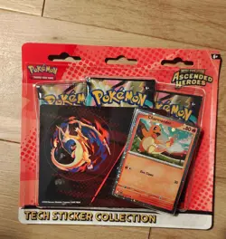 📌Pokemon TCG Mega Evolution Ascended Heroes Tech Sticker Collection Charmander✅ - Image 1