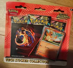 📌Pokemon TCG Mega Evolution Ascended Heroes Tech Sticker Collection Charmander✅ - Image 3