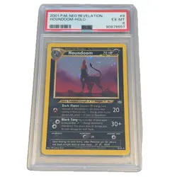 2001 POKEMON NEO REVELATION #8 HOUNDOOM-HOLO PSA 6 - Image 1