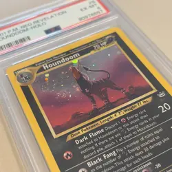2001 POKEMON NEO REVELATION #8 HOUNDOOM-HOLO PSA 6 - Image 4