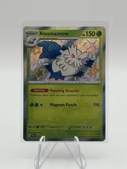 Abomasnow 101/091 - SV: Paldean Fates Baby Shiny Holo Rare - Pokemon TCG (NM) - Image 1