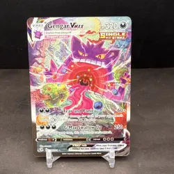 2021 Pokemon Gengar VMAX Alternate Art Secret Rare Fusion Strike 271/264 LD3 - Image 1