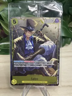 Sabo P-073 OP13 One Piece TCG Sealed & New TS-02 Tin - Image 1