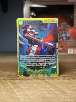 Dracule Mihawk OP14-119 SEC The Azure Sea’s Seven One Piece Card Game English - Image 1