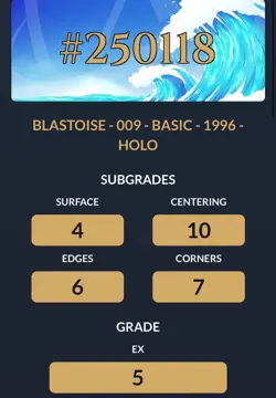 ACE 5 Blastoise 009 | Japanese BASE SET Holo | 1996 Pokemon TCG - Image 3