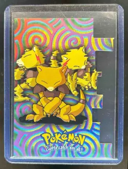 2000 Topps Pokemon TV Animation Edition Series 2 Abra Die Cut Embossed #EV7 - Image 1