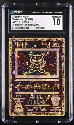 Pokemon Ancient Mew Movie 2000 Promo CGC 10 Gem Mint 10 💫 - Image 1