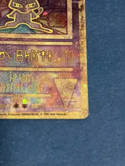Pokemon Ancient Mew Black Star Promo Pokemon The Movie 2000 Holo Foil - Image 4