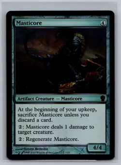 Magic The Gathering From the Vault: Relics Masticore #7/15 Foil MTG TCG CCG - Image 1