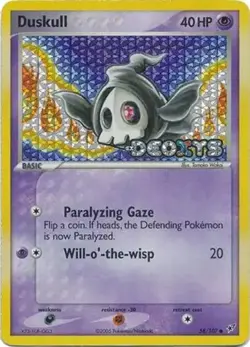 Duskull - 58/107 - Pokemon Ex Deoxys Reverse Holo Card HP - Image 1