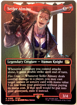 MTG Seifer Almasy (Borderless Foil) Final Fantasy 0389 NM - Image 1