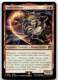 Seifer Almasy #156 (Foil) (NM) Final Fantasy FIN Magic MTG - Image 1