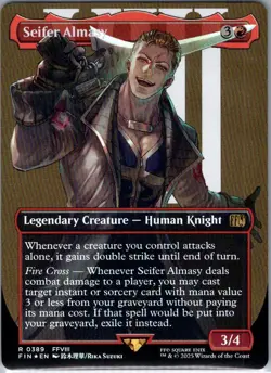 Seifer Almasy (Borderless) - 389 - FINAL FANTASY - Magic MTG - NM - FOIL - B3G1 - Image 1
