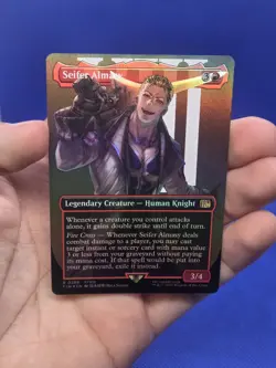 Magic the Gathering Final Fantasy Seifer Almasy Borderless Foil Rare NM - Image 2