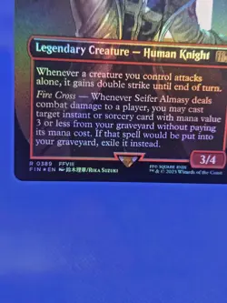 Magic the Gathering Final Fantasy Seifer Almasy Borderless Foil Rare NM - Image 5