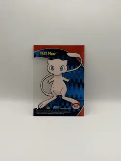 2000 TOPPS POKEMON TV ANIMATION CLEAR CARDS MEW #PC 7 - Image 2