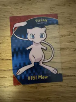 Pokemon , TV Animation , Clear Card, MEW, Rare Card - Image 1