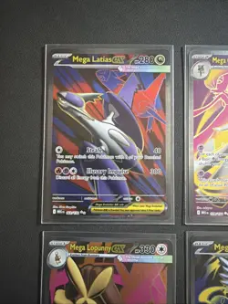 Mega Evolution Ex Full Art Lot 7 Cards Latias Gardevoir Lucario - Image 2