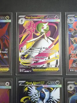 Mega Evolution Ex Full Art Lot 7 Cards Latias Gardevoir Lucario - Image 3