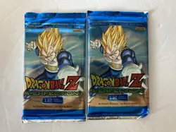 2 Packs Dragon Ball Z Perfection TCG Sealed New Panini 2016 DBZ 12 Cards In Each - Image 1