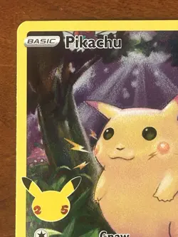 Pikachu 005/025 Pokemon TCG Card Holo 25th Anniversary Celebrations Near Mint NM - Image 3